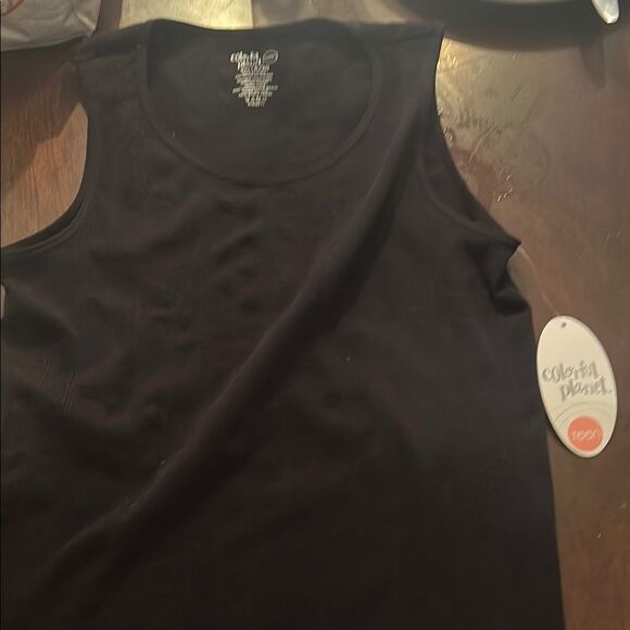 Black Muscle Tee Tank Top - Picture 1 of 6